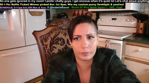 Snapshot of _isabelleraven chatting on November 1, 3:19 am IsabelleRaven online show from November 1, 3:19 am
