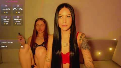 Jess blond and Leila brunette online show from March 16, 11:47 am