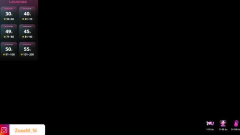  Zoe  online show from April 19, 4:17 pm