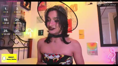 Snapshot of aaron_darkus chatting on October 9, 11:25 pm Aaron online show from October 9, 11:25 pm