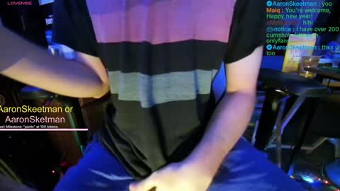 Aaron Skeetman online show from January 1, 12:55 pm