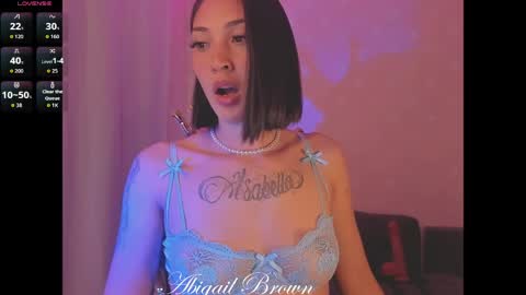 Snapshot of abigailbrown chatting on April 27, 10:19 pm Natalia Rodriguez independent model Onlyfans - online show from April 27, 10:19 pm