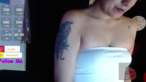 Snapshot of absentavert chatting on February 13, 10:33 pm Absenta vert online show from February 13, 10:33 pm