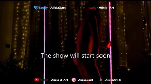 Alicia online show from March 22, 6:11 pm
