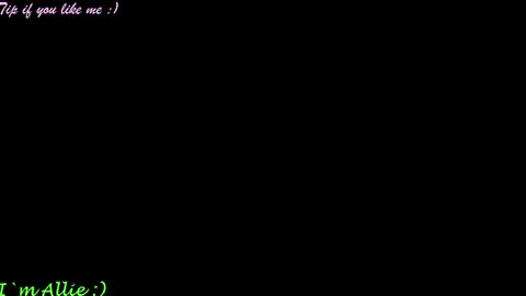 Allie online show from April 26, 1:09 pm