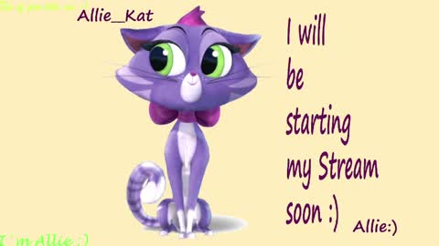 Snapshot of allie__kat chatting on May 31, 1:40 pm Allie online show from May 31, 1:40 pm