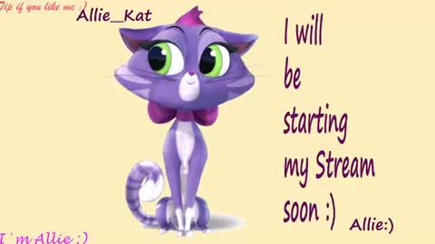 Snapshot of allie__kat chatting on June 14, 1:13 pm Allie online show from June 14, 1:13 pm