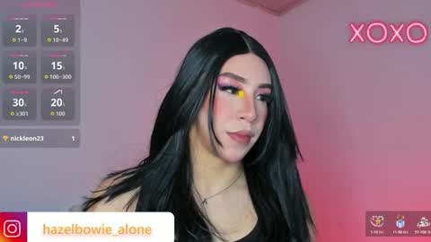 Hazel Bowie online show from November 3, 5:42 am