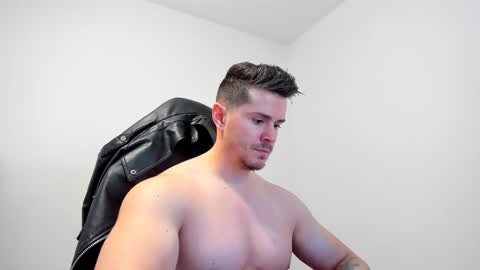 Snapshot of alphagodleatherking92 chatting on January 14, 9:56 am LeatherMaster online show from January 14, 9:56 am