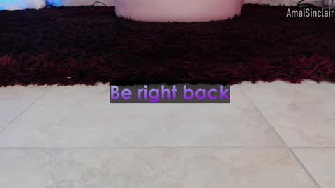 Snapshot of amaisinclair chatting on September 13, 6:13 am Amai Sinclair online show from September 13, 6:13 am