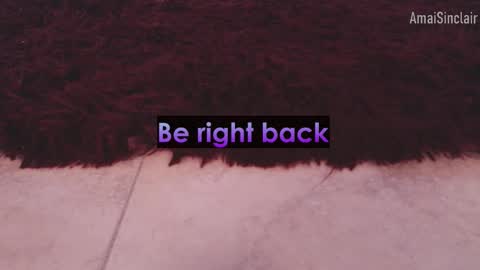 Snapshot of amaisinclair chatting on November 3, 6:03 am Amai Sinclair online show from November 3, 6:03 am