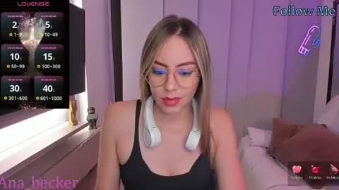 Snapshot of ana_becker1 chatting on July 14, 10:21 am Ana online show from July 14, 10:21 am