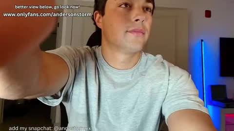 Snapshot of andersonstorm chatting on October 14, 2:45 am Anderson Storm online show from October 14, 2:45 am