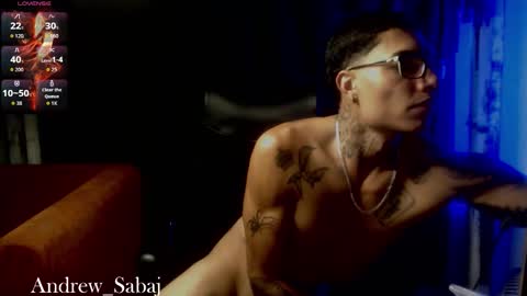 Snapshot of andrewsabaj777 chatting on October 24, 2:30 am andrew sabaj online show from October 24, 2:30 am