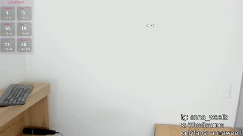  Anna Weells  online show from April 14, 12:33 pm