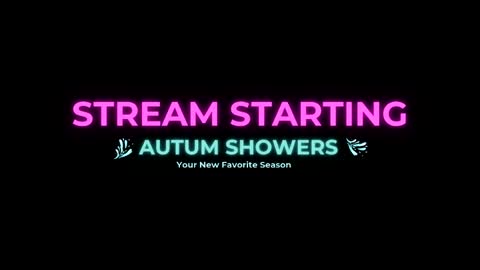 Autum Showers online show from April 3, 3:26 am