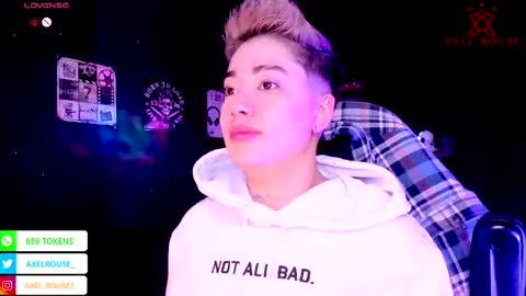 Snapshot of axel_rouse1 chatting on October 21, 10:38 am Axel Rouse online show from October 21, 10:38 am