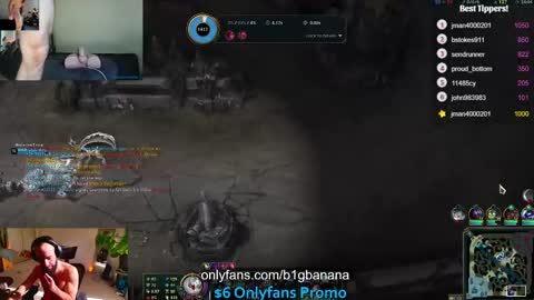 b1gbanana online show from February 18, 10:47 pm