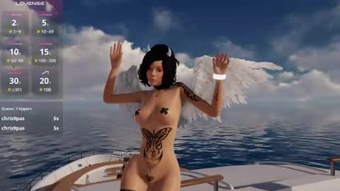 Snapshot of bellazomb chatting on March 6, 2:30 am bellazomb online show from March 6, 2:30 am