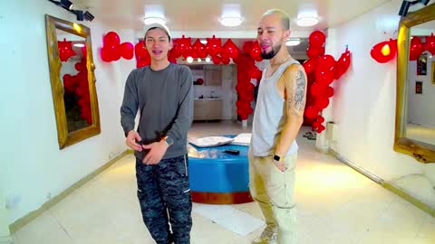 Snapshot of boschcz chatting on January 25, 4:13 am THOMAS AND DAMIAND online show from January 25, 4:13 am