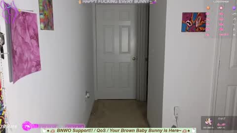 Snapshot of bunnycheekz chatting on February 16, 4:09 am Tokki bunny online show from February 16, 4:09 am