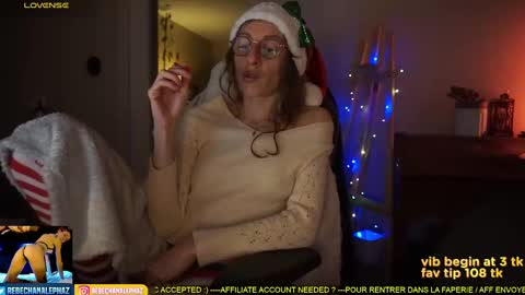 Snapshot of chanalephaz chatting on December 24, 11:55 pm Rebecca online show from December 24, 11:55 pm
