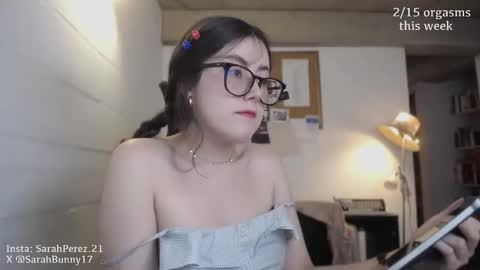 Snapshot of cherrybunny21 chatting on September 14, 4:11 am Sarah Prez online show from September 14, 4:11 am