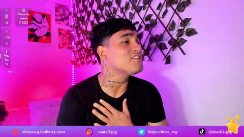 Snapshot of chriss_wg_ chatting on January 13, 9:09 pm Christian Wang online show from January 13, 9:09 pm