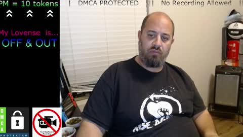 Snapshot of chunkymonkey420 chatting on February 21, 9:45 am Spencer Smokey Bear online show from February 21, 9:45 am