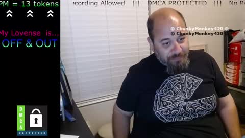 Snapshot of chunkymonkey420 chatting on March 11, 5:49 am Spencer Smokey Bear online show from March 11, 5:49 am