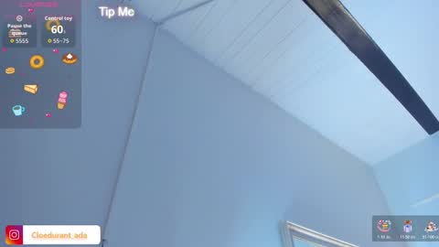 Snapshot of cloedurant chatting on November 6, 7:26 pm cloedurant online show from November 6, 7:26 pm