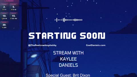 Snapshot of coaldaniels chatting on February 23, 4:50 am Coal Daniels online show from February 23, 4:50 am