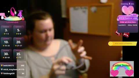 Snapshot of coffee_button chatting on January 10, 5:20 am Coffee Button online show from January 10, 5:20 am
