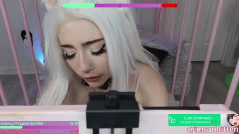 Snapshot of crimsonkitten chatting on January 2, 8:06 am Crimson Kitten online show from January 2, 8:06 am