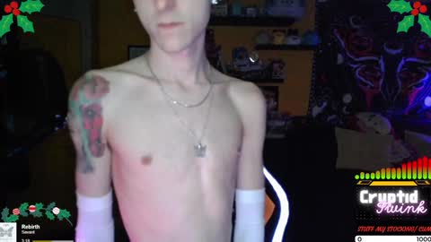 Snapshot of cryptidtwink chatting on December 24, 4:55 am CryptidTwink online show from December 24, 4:55 am