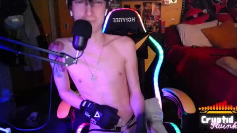 Snapshot of cryptidtwink chatting on February 22, 7:40 am CryptidTwink online show from February 22, 7:40 am