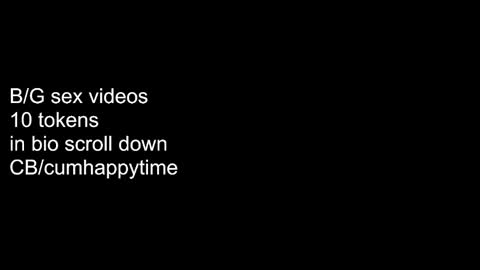 cumhappytime online show from January 17, 9:40 pm