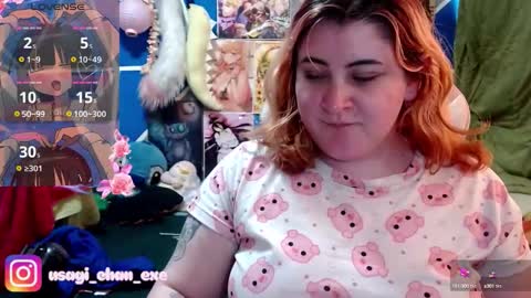 Snapshot of cuteusagi chatting on October 6, 6:38 pm Usagi online show from October 6, 6:38 pm