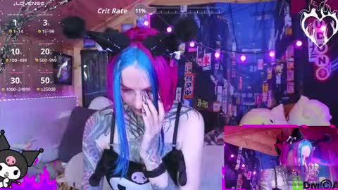 Snapshot of cybernekko chatting on October 25, 6:21 am Neko online show from October 25, 6:21 am