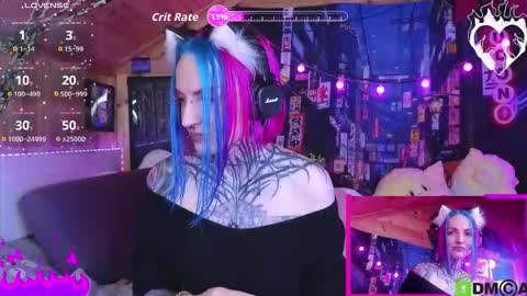 Snapshot of cybernekko chatting on October 26, 5:13 am Neko online show from October 26, 5:13 am