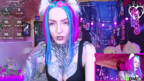 Snapshot of cybernekko chatting on November 2, 5:32 am Neko online show from November 2, 5:32 am