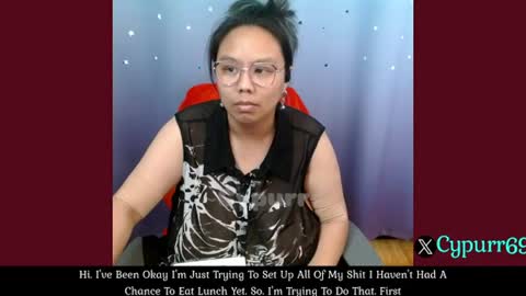 Snapshot of cypurr chatting on July 12, 8:11 pm Adrian AdriNyaan online show from July 12, 8:11 pm