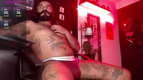 Snapshot of damian_darkside_ chatting on January 14, 4:57 am Damian online show from January 14, 4:57 am