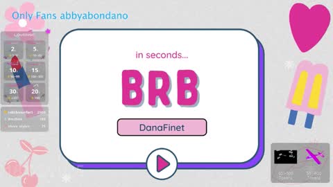 Snapshot of danafinet chatting on February 18, 12:28 pm A B B Y online show from February 18, 12:28 pm