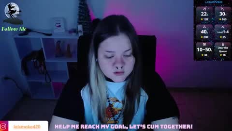 Snapshot of destroyall420 chatting on December 31, 6:27 am Lola Bdsm and fries online show from December 31, 6:27 am