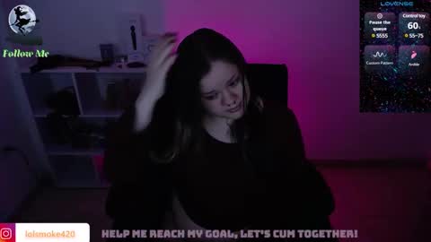 Snapshot of destroyall420 chatting on February 10, 6:53 am Lola Bdsm and fries online show from February 10, 6:53 am