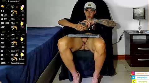 SANTI  independent model online show from February 25, 1:48 am