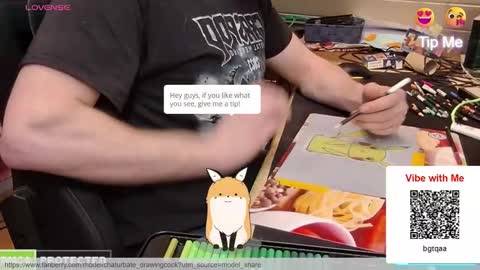 drawingcock online show from January 17, 3:43 pm