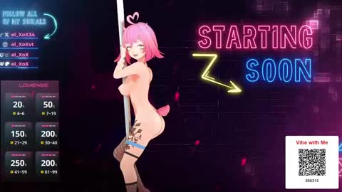 Snapshot of el_xox chatting on September 28, 3:01 am el XoX online show from September 28, 3:01 am