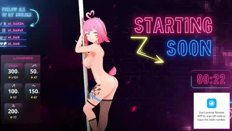 Snapshot of el_xox chatting on November 1, 10:01 pm el XoX online show from November 1, 10:01 pm